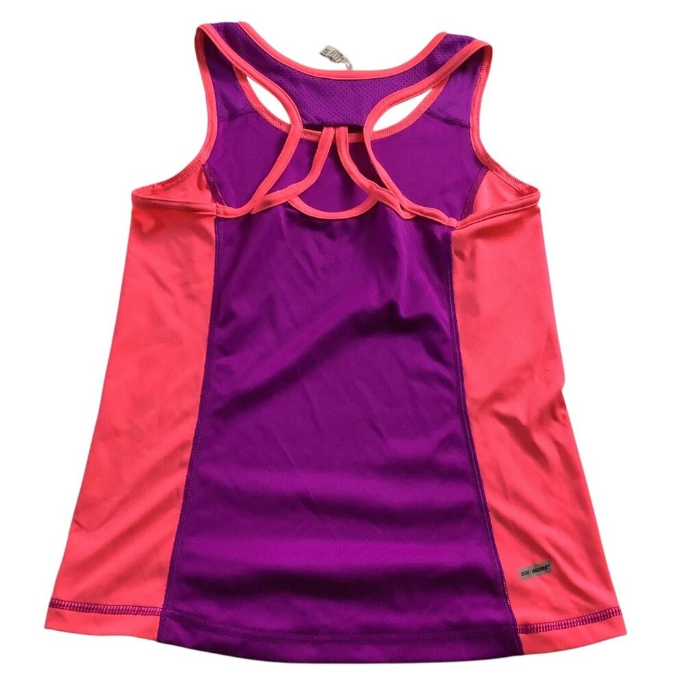 Danskin Now Girls Athletic Tank Top L 10-12 Drimore Sleeveless Activewear - Picture 2 of 11